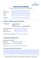 Projektsteckbrief der Omnitron Griese GmbH